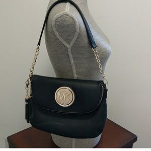 Michael Kors Black and Gold Bag